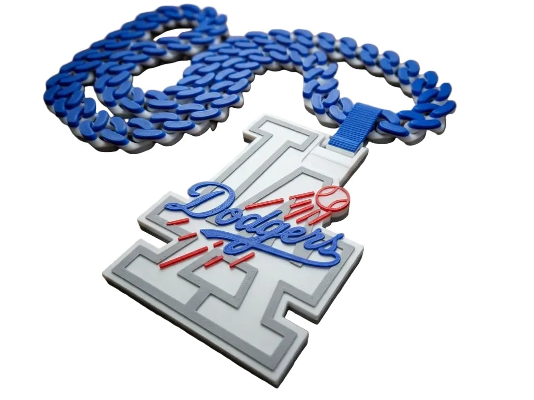 Los Angeles Dodgers Cuban Style Chain