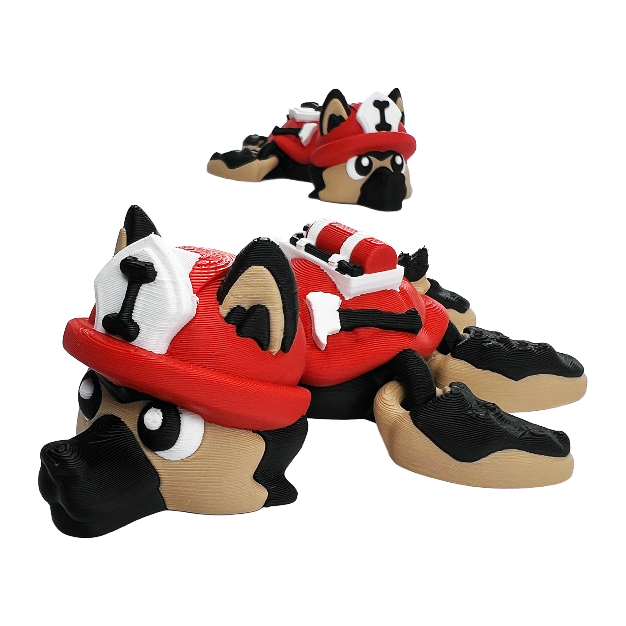 German Shepherd Firefighter Turtle