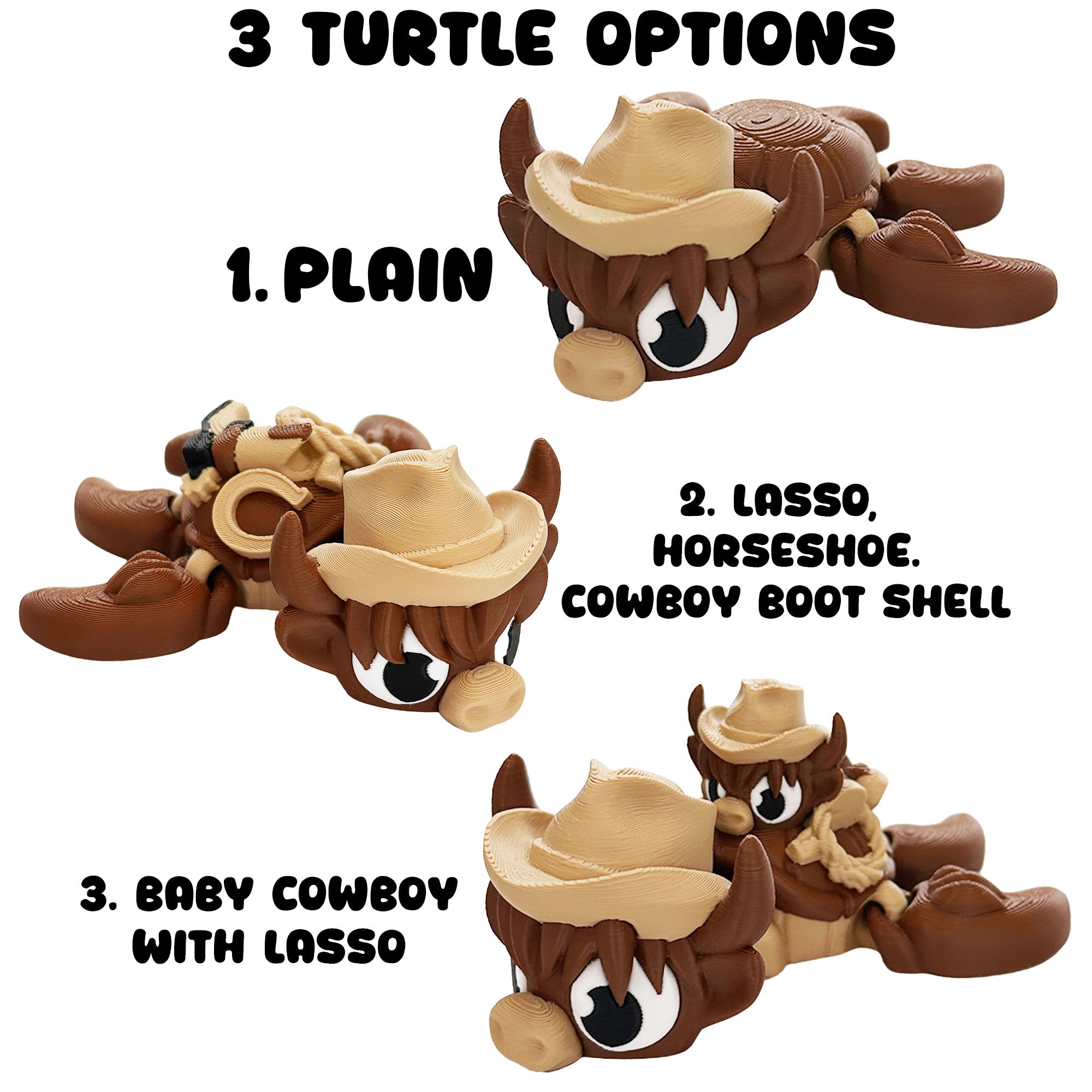 Highland Cowboy Turtle